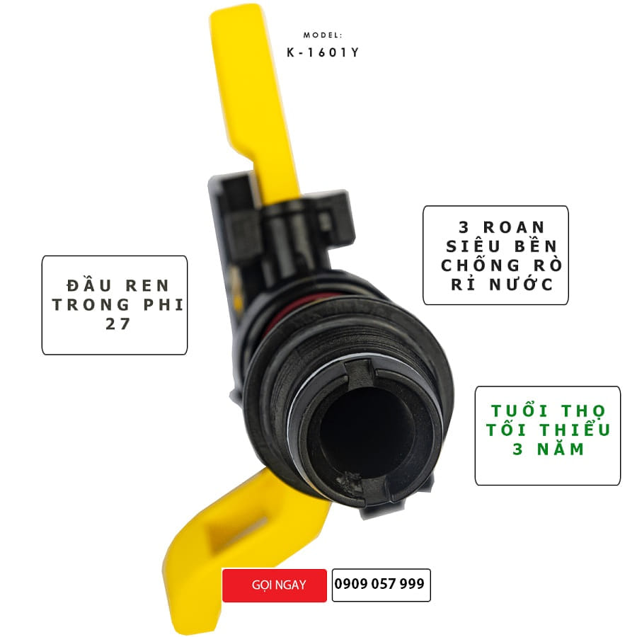 Péc tưới cây Taiwan K-1601 rất bền