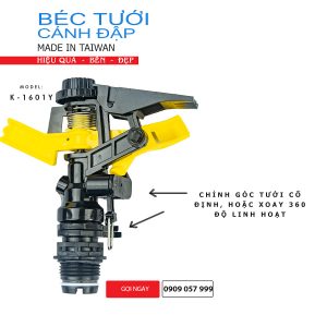 Sản phẩm K-1601 có thể chỉnh góc tưới linh hoạt